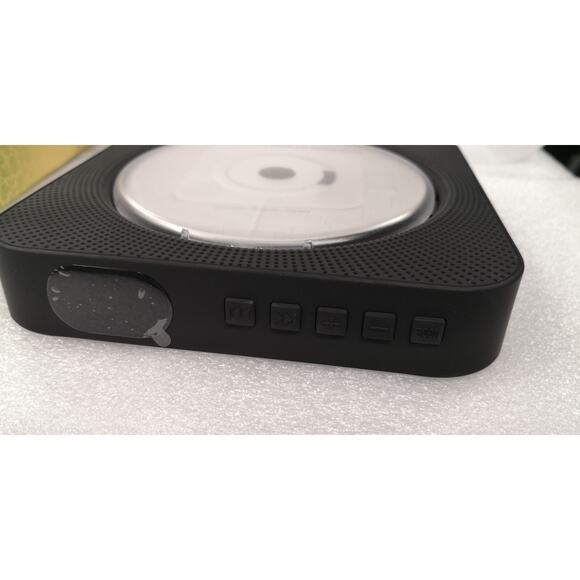 Black Wall Mountable CD Player w/FM Radio USB MP3 Bluetooth No. KC-909 w Remote - Picture 6 of 11